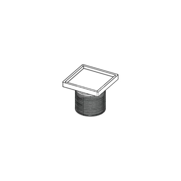 TECEdrainpoint S - nasadka typu plate do zabudowy płytką ceramiczną 142 x 142 mm
